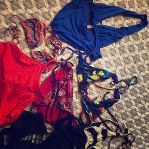 Bathing suits Becca, Athleta, etc